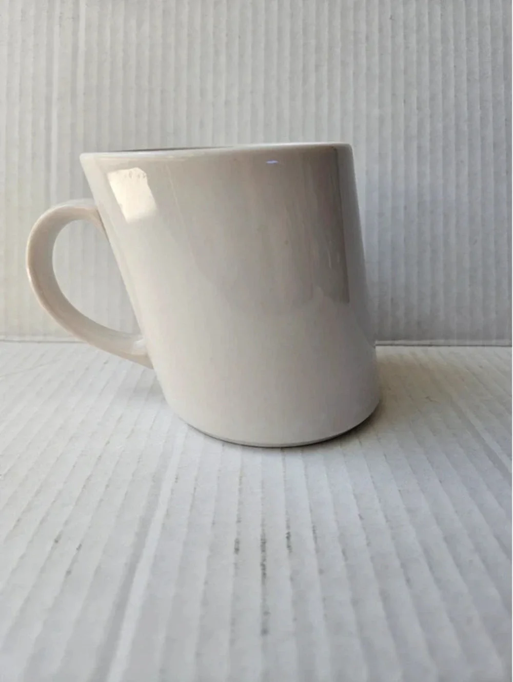 Vintage Papel Mug Slants coffee cup tilted slanted novelty 1980s collectable
